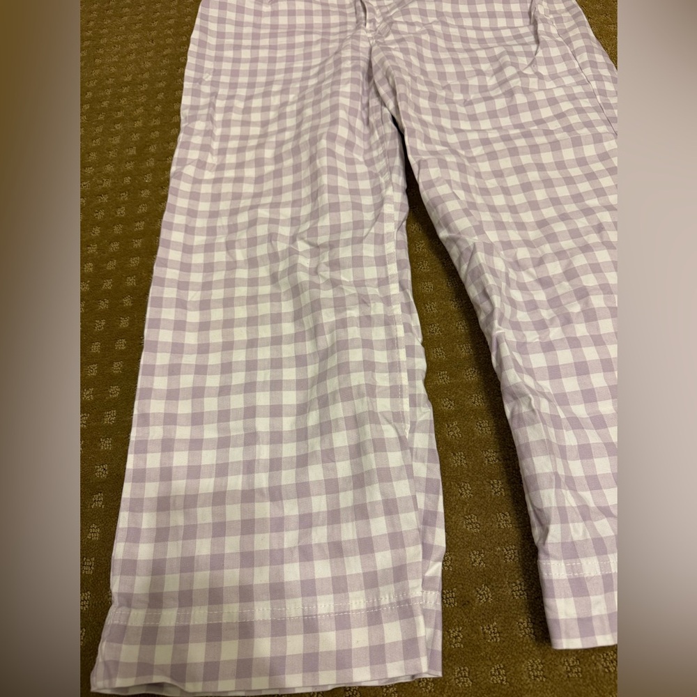 Old Navy Lavender Plaid Pants - Picture 2 of 6
